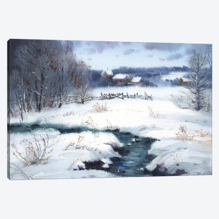 Snowfall Canvas Print #SYH244} by Samira Yanushkova Canvas Art Print