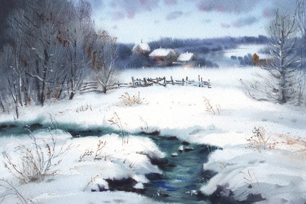 Samira Yanushkova: Snowfall by Samira Yanushkova