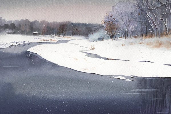 Snow: Scenic Nature by Samira Yanushkova