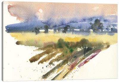 Landscape Provence Canvas Art Print - Provence