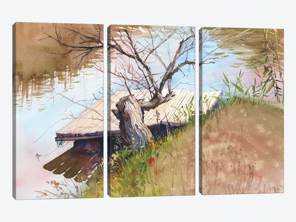 Serenity by Samira Yanushkova 3-piece Canvas Print