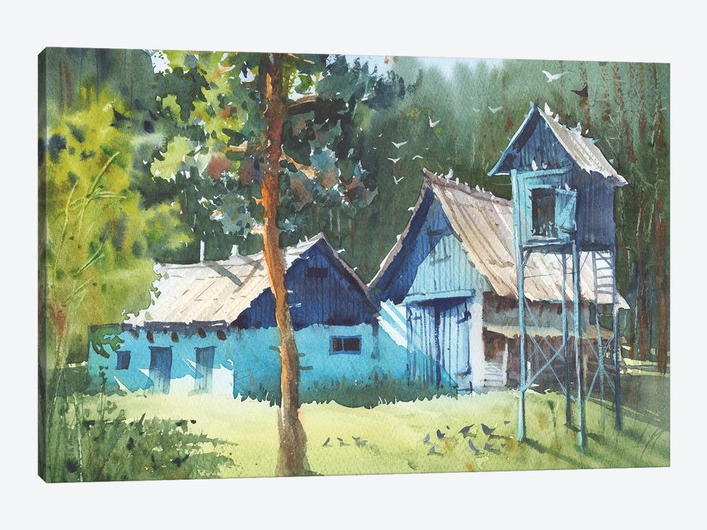 House In The Forest by Samira Yanushkova 1-piece Canvas Artwork