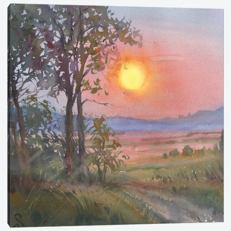 Sunrises Canvas Print #SYH260} by Samira Yanushkova Canvas Artwork