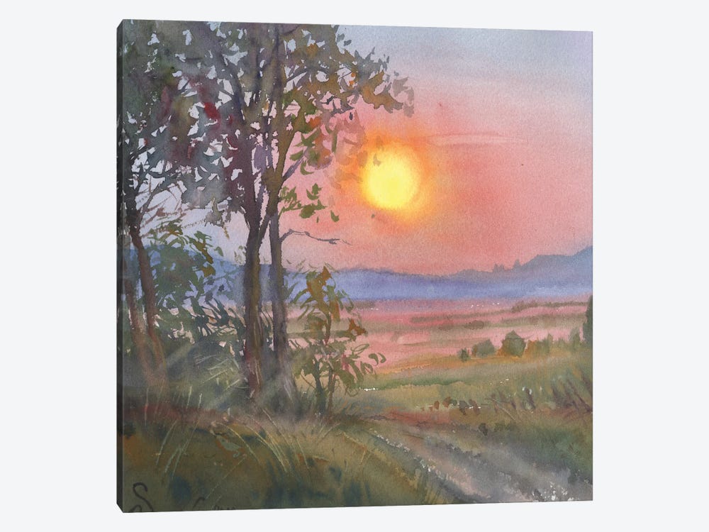 Sunrises by Samira Yanushkova 1-piece Canvas Print