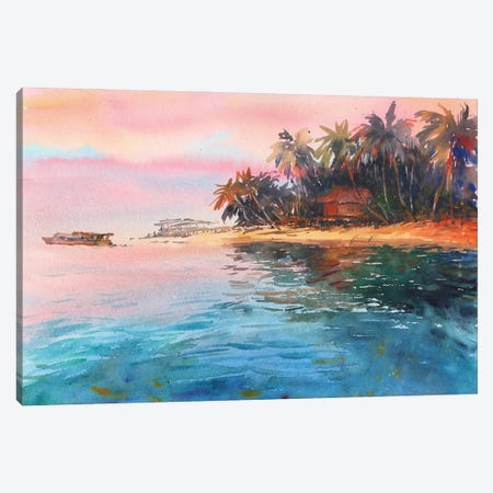 Tropical Paradise Canvas Print #SYH263} by Samira Yanushkova Canvas Artwork