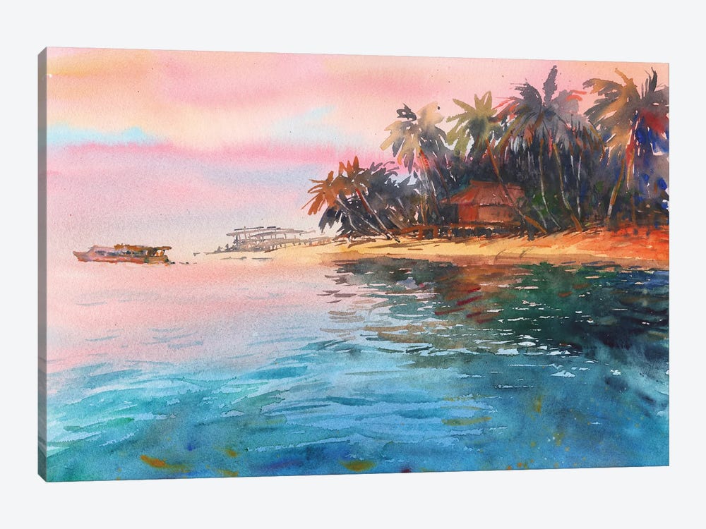 Tropical Paradise by Samira Yanushkova 1-piece Canvas Artwork