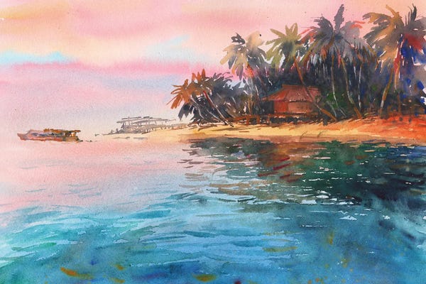 Ocean Sunrises & Sunsets: Tropical Paradise by Samira Yanushkova