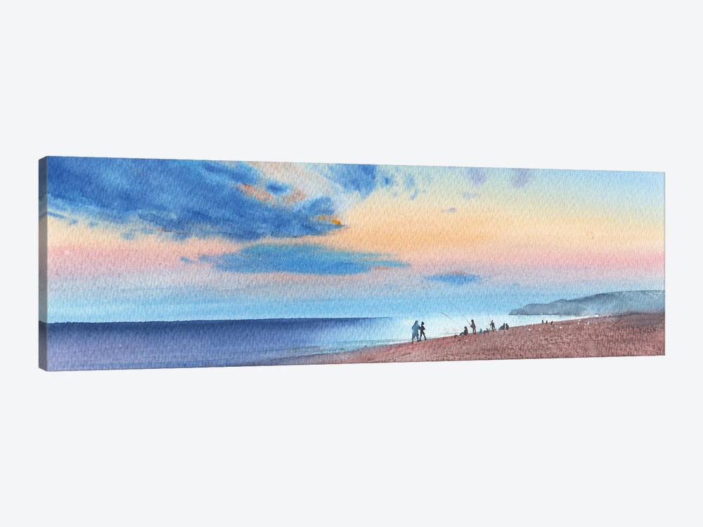 Coastal Walk by Samira Yanushkova 1-piece Canvas Print