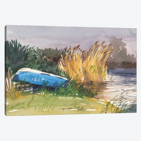 On The Bank Of The River Canvas Print #SYH270} by Samira Yanushkova Canvas Print