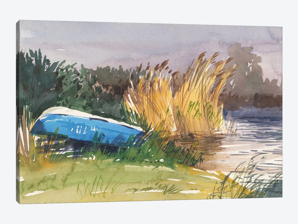 On The Bank Of The River by Samira Yanushkova 1-piece Canvas Artwork