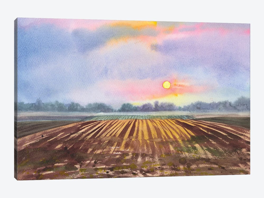 Field by Samira Yanushkova 1-piece Canvas Art Print
