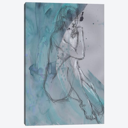 Erotic Nude Girl Canvas Print #SYH28} by Samira Yanushkova Canvas Artwork