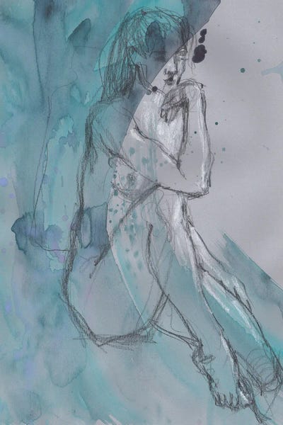 Middle Eastern Artists: Erotic Nude Girl by Samira Yanushkova