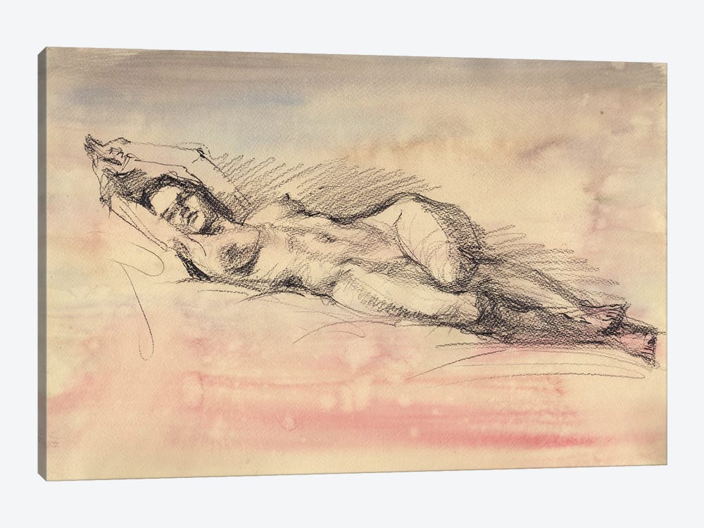 Sensual Nude by Samira Yanushkova 1-piece Canvas Art