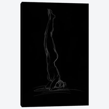 Yoga Nude Canvas Print #SYH308} by Samira Yanushkova Art Print