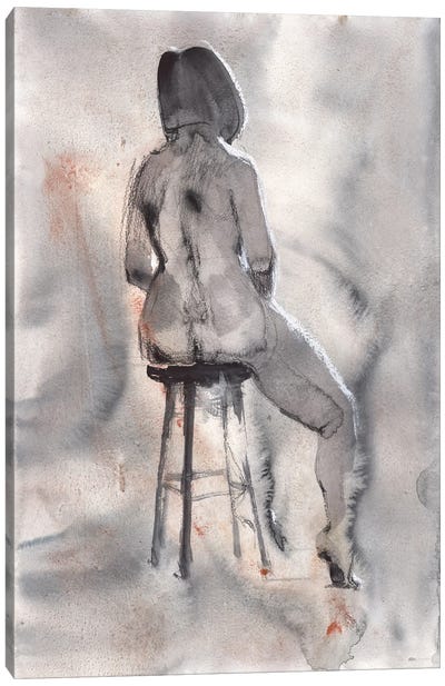 Sensual Nude Art Canvas Art Print - Samira Yanushkova