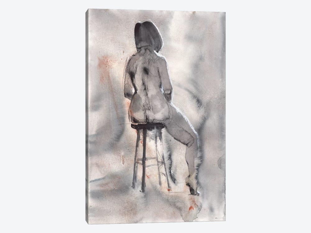 Sensual Nude Art by Samira Yanushkova 1-piece Canvas Artwork