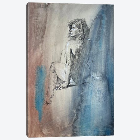 Abstract Nude Art Canvas Print #SYH316} by Samira Yanushkova Canvas Art Print