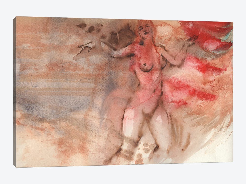 Erotic Dance by Samira Yanushkova 1-piece Canvas Wall Art