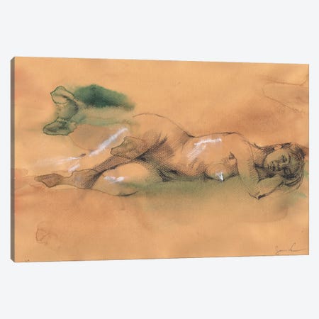Beautiful Nude Woman Canvas Print #SYH323} by Samira Yanushkova Canvas Art Print