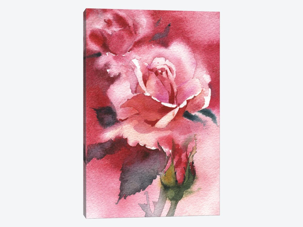Beautiful Rose by Samira Yanushkova 1-piece Canvas Art Print