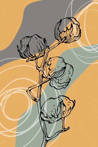 Cotton: Cotton Abstract by Samira Yanushkova