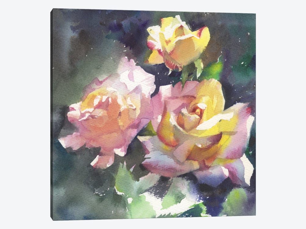 Rose by Samira Yanushkova 1-piece Canvas Print