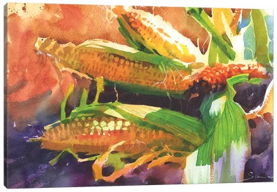 Сorn Canvas Art Print - Corn Art