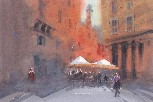 Samira Yanushkova: Italian Morning Coffee by Samira Yanushkova