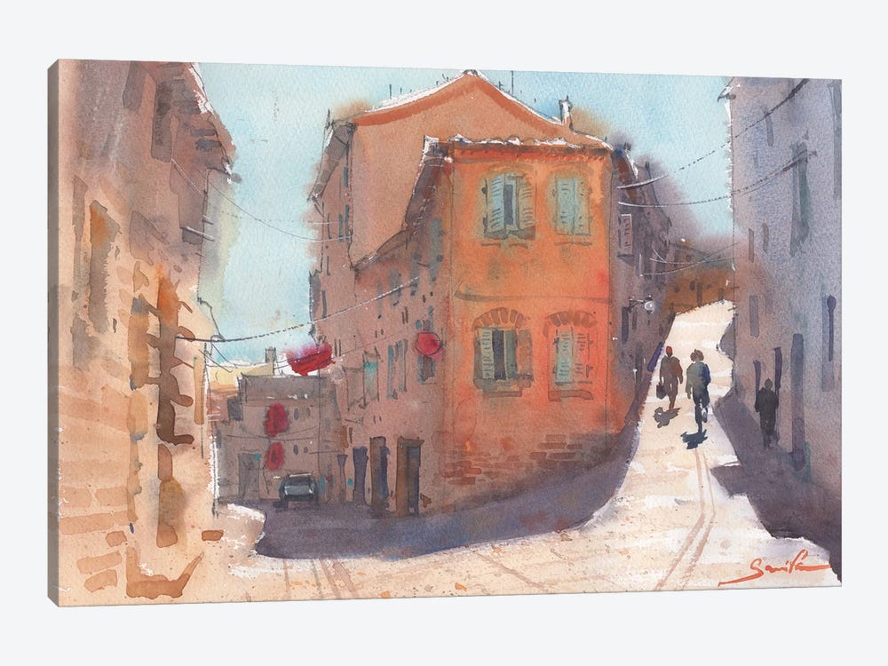 Italian Streets by Samira Yanushkova 1-piece Canvas Art Print