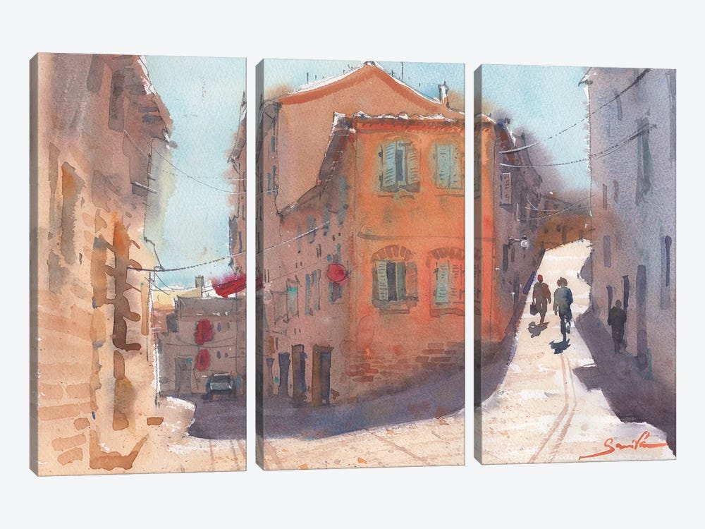 Italian Streets by Samira Yanushkova 3-piece Art Print