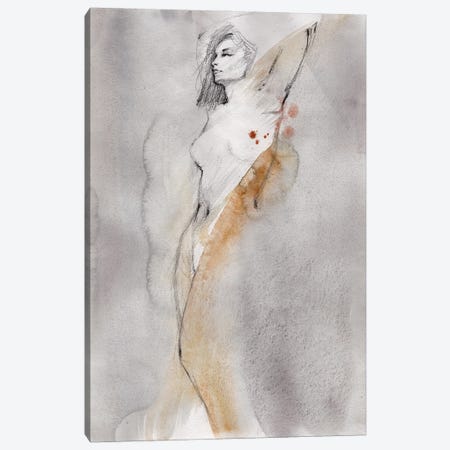 Sensual Woman Canvas Print #SYH465} by Samira Yanushkova Art Print