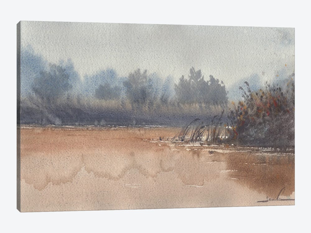 Fog Landscape by Samira Yanushkova 1-piece Canvas Print