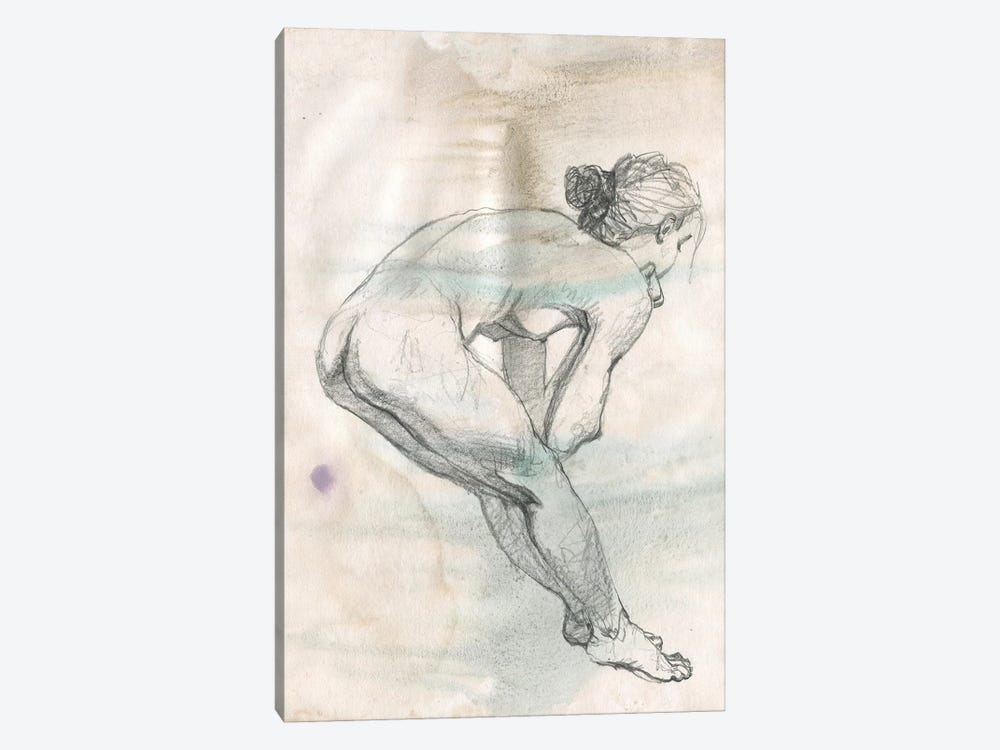 Nude Female Figure by Samira Yanushkova 1-piece Canvas Wall Art
