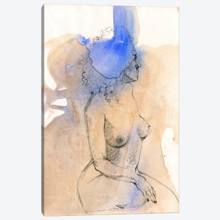 A Soft Portrait Of The Female Body Canvas Print #SYH498} by Samira Yanushkova Canvas Art Print