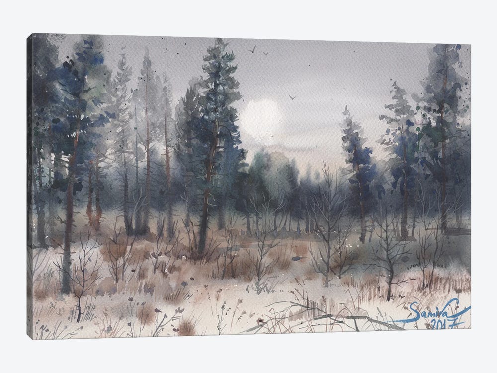 Forest Landscape by Samira Yanushkova 1-piece Art Print