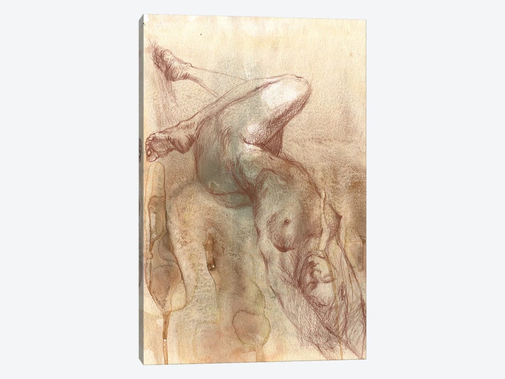 Naked Passion by Samira Yanushkova 1-piece Canvas Print