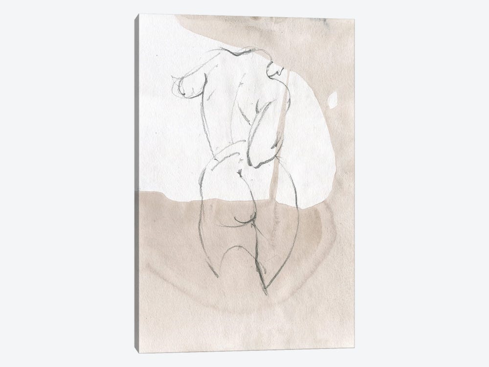 The Allure Of The Female Form by Samira Yanushkova 1-piece Canvas Art Print