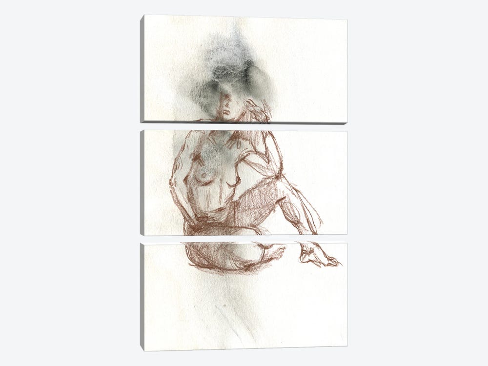 Ethereal Seduction by Samira Yanushkova 3-piece Canvas Print