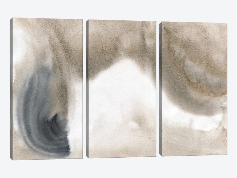 Boundless Abstract Whirlwind by Samira Yanushkova 3-piece Canvas Artwork