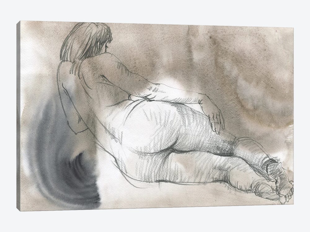 The Allure Of Sensuality by Samira Yanushkova 1-piece Canvas Art Print