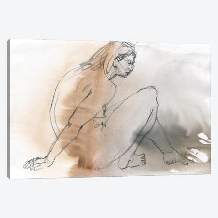 Feminine Sensuality Nude Canvas Print #SYH584} by Samira Yanushkova Canvas Artwork