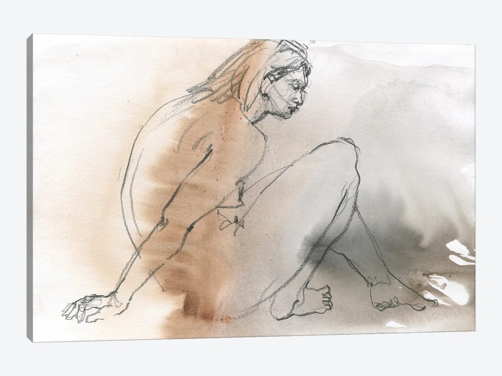 Feminine Sensuality Nude by Samira Yanushkova 1-piece Canvas Wall Art