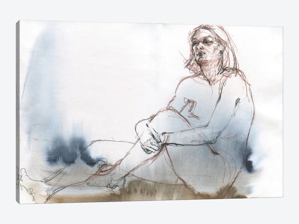 Graceful Nude by Samira Yanushkova 1-piece Canvas Print