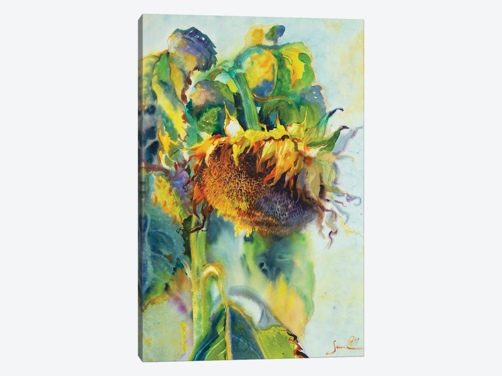 Sunflower Art Sunny Day Sunflowers Art by Samira Yanushkova 1-piece Art Print