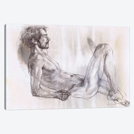 Graceful Masculine Forms Canvas Print #SYH608} by Samira Yanushkova Canvas Art