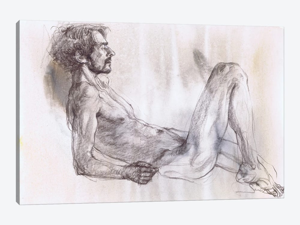Graceful Masculine Forms by Samira Yanushkova 1-piece Canvas Art