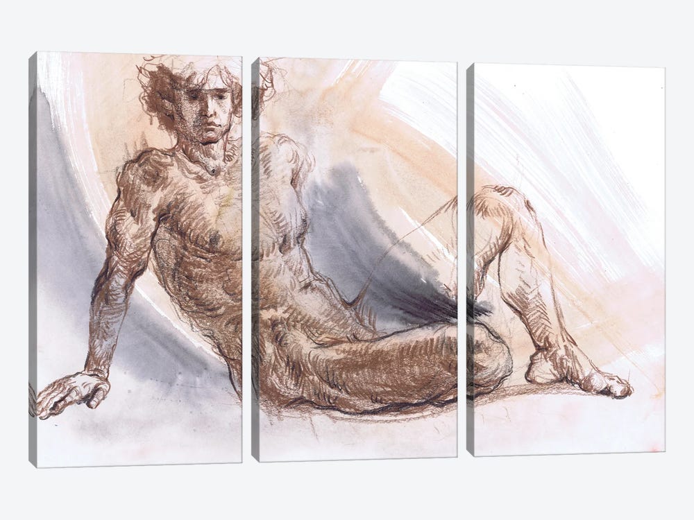 Apollo's Ephemeral Beauty by Samira Yanushkova 3-piece Canvas Print