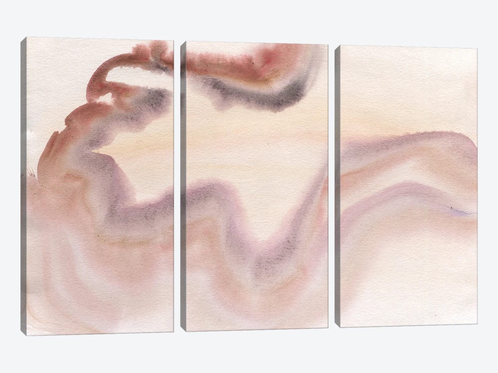 Transcendent Brushstrokes by Samira Yanushkova 3-piece Canvas Artwork