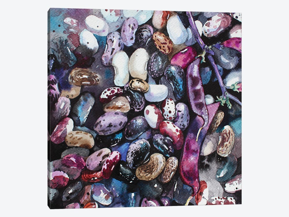 Beans Art Painting by Samira Yanushkova 1-piece Canvas Art